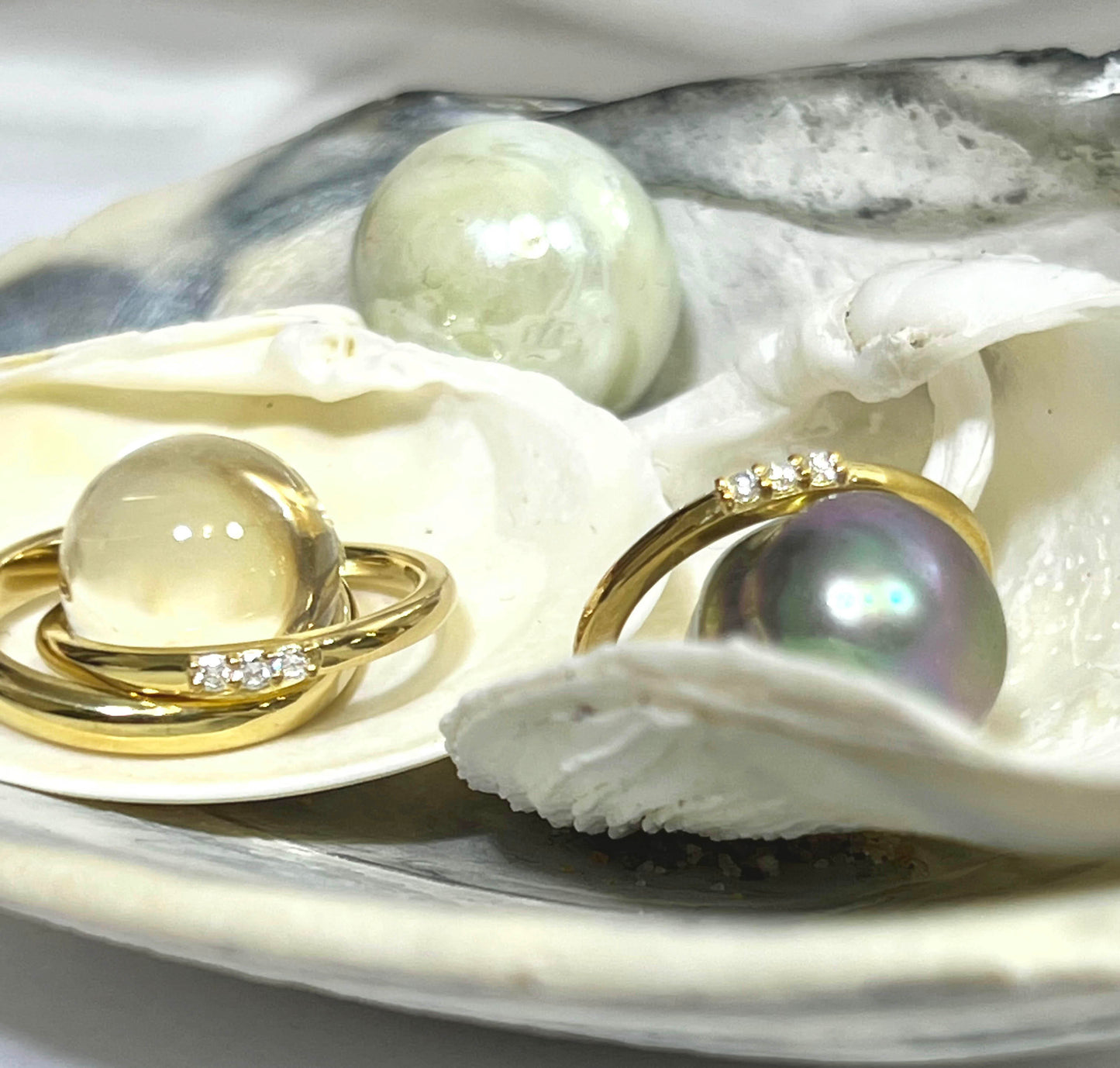 Luxury Sterling Silver Gold-Plated Triple Diamond Toe Ring