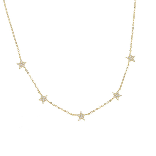 Starry Summer Sterling Silver Choker