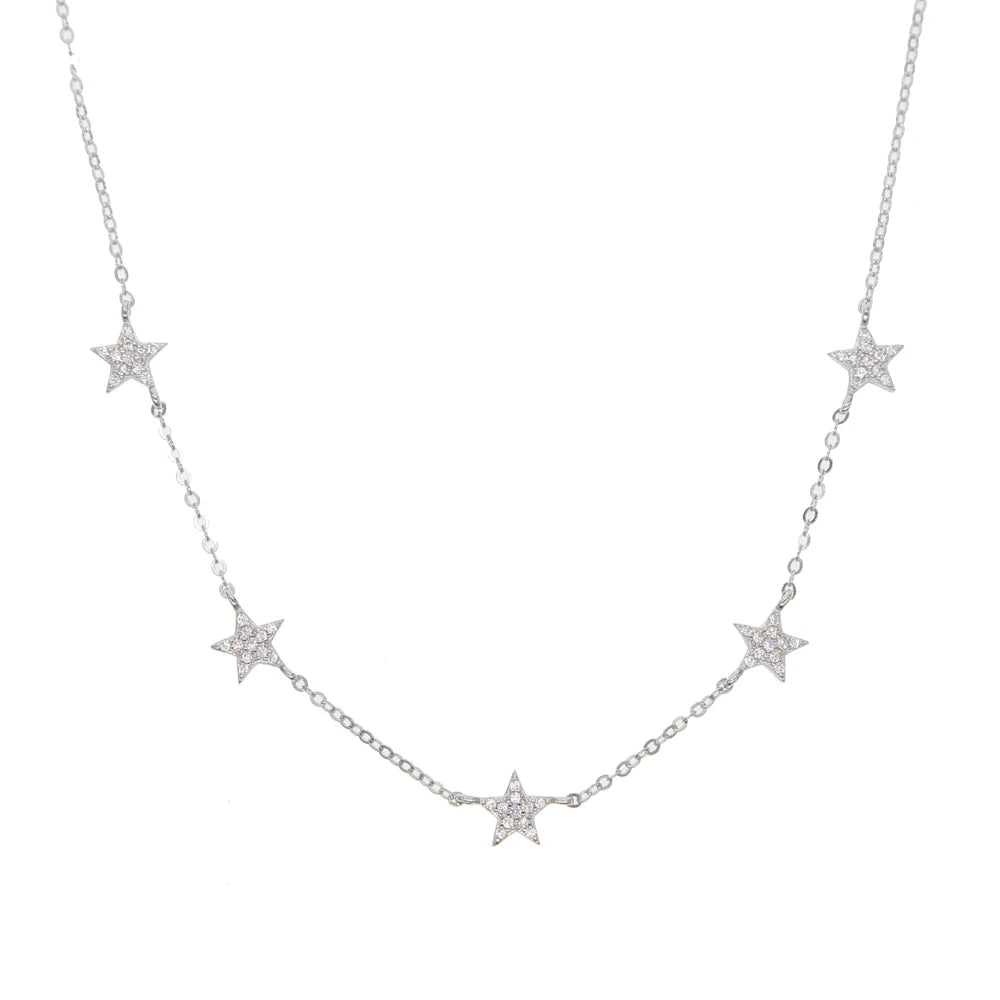 Starry Summer Sterling Silver Choker